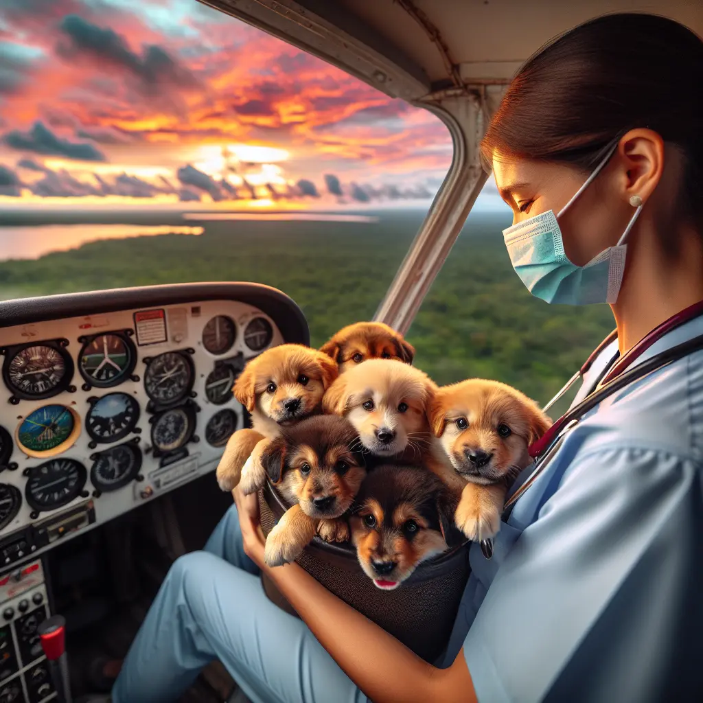 Buffalo Doctor Flies Plane to Rescue Puppies